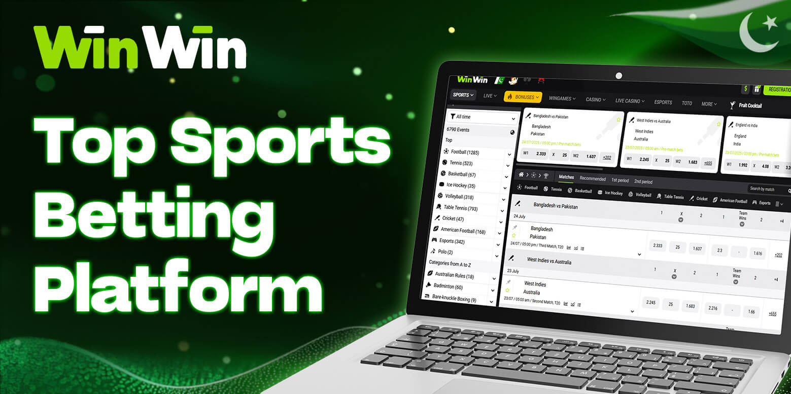Advantages of choosing WinWin for sports betting in Pakistan